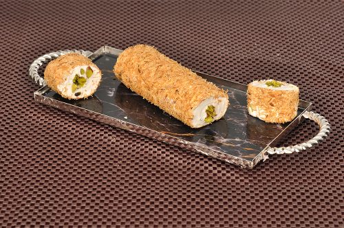 003 - Kadayıflı file fıstıklı sultan sarma lokum