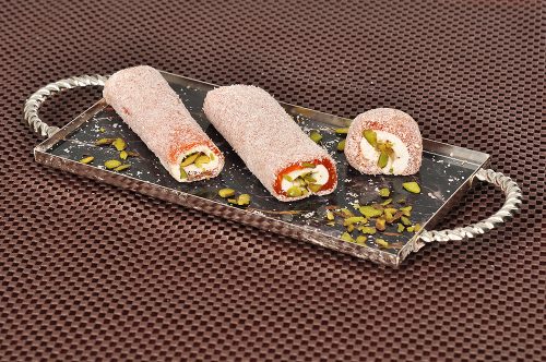 007 - Portakallı file Antep fıstıklı sultan sarma lokum